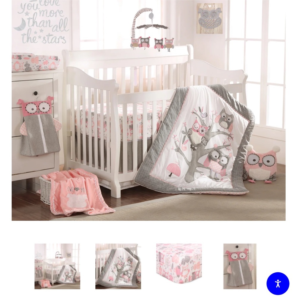 Levtex crib bedding set